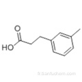 ACIDE 3- (3-MÉTHYLPHÉNYL) PROPIONIQUE CAS 3751-48-2